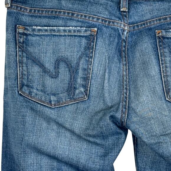 Citizens of Humanity Kelly 063 Low Waist Cropped Stretch Jeans Size 29 Blue - Picture 7 of 16